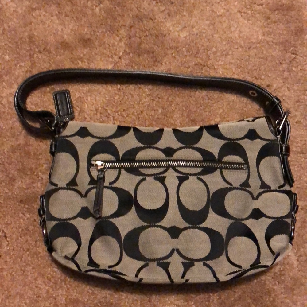 *SOLD* Coach Foldover Purse with Toggle Closure - Picture 2 of 6